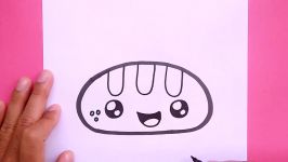 How to draw a cute Bread Step by step Draw cute things