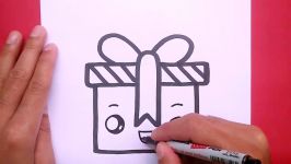 How to draw a cute Gift Supper Easy Draw cute things