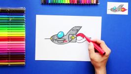 How to draw a Fighter Jet Plane