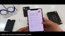 جعبه گشایی گوشی Xiaomi Mi 8 128GB  موبایل آبی