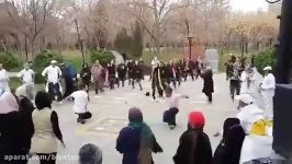 رقص شادی در پارک ملت مشهد