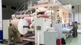 Tetra Pak printing by Gearless CI Flexo Printing Machine