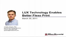 LUX Technology Enables Better Flexo Print