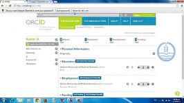 فیلم آموزشی اتصال پروفایل ORCID به Scopus