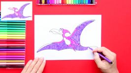 How to draw a Pterodactyl