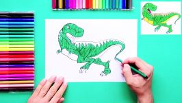 How to draw a Ferocious Tyrannosaurus Rex