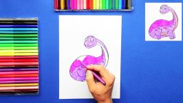How to draw a Brontosaurus