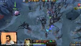 قسمت های جالب استریم بازی Dota2 توسط مدیر باشگاه Vanguards