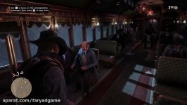 گیم پلی بازی Red Dead 2  سرقت قطار فریادگیم