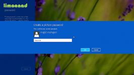 فیلم آموزش افزودن پسورد تصویری در ویندوز 8  لیموناد
