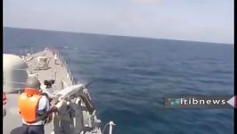 نجات نفش کش ایرانی حمله 11 قایق دزدان دریایی توسط نیروی دریایی ارتش