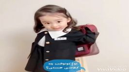 کره ای.صحبت کردن دختر کوچولو نااااز