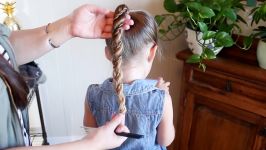 آموزش بافت شینیون موی کودک  آرایش مو  شینیون بچگانه
