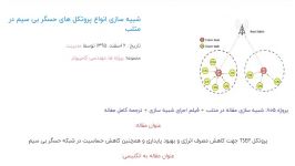 شبیه سازی انواع پروتکل های حسگر بی سیم در متلب