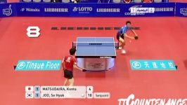 Table Tennis  Top 10 around the net shot