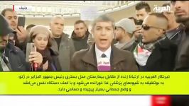 قطع صدای شهروند الجزایری هنگام رسواکردن شبکه العربیه عربستان در پخش زنده