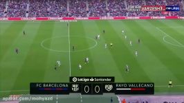 خلاصه بازی بارسلونا 3 رایو وایه کانو 1