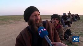 صحبت های داعشی های تسلیم شده در روستای باغوز