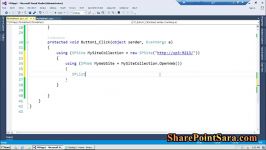 آموزش SharePoint Server Object Model  بخش ششم