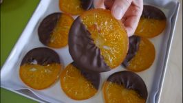 پرتقال چیپسی شکلاتی Chocolate Candied Orange Slices