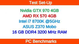 Nvidia GTX 970 vs AMD RX 570 Benchmarks in 2019