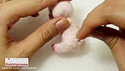 آموزش ساخت عروسک نمدی خوک برای عید  سال خوک