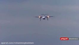 چالش های فرود هواپیمای ایرباس A330 در فرودگاه دوسلدورف آلمان
