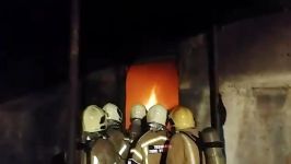 آتش سوزی گسترده مرگبار در کارگاه مبل سازی