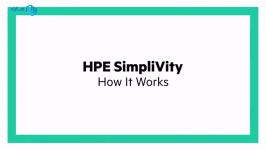 چگونگی عملکردِ HPE SimpliVity 380