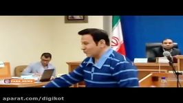 چهره خندان حسین هدایتی در چهارمین جلسه دادگاه