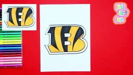 How to draw the Cincinnati Bengals Logo NFL Team