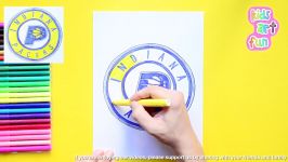 How to draw the Indiana Pacers NBA Team