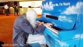 Natalie Trayling plays a Street Piano Hamer Hall Melbourne