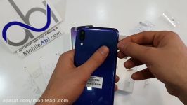 جعبه گشایی گوشی Samsung Galaxy M20  موبایل آبی