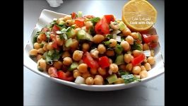 سالاد نخود  سالاد رژیمی  Chickpea salad