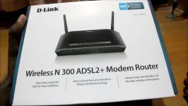D Link DSL 2750U Modem Router Unboxing First Look