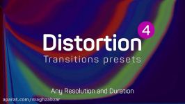 مجموعه پریست پریمیر ترانزیشن دیستورشن Distortion Transitions Presets 4