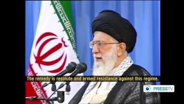 Leader The remedy is armed resistance against Israel