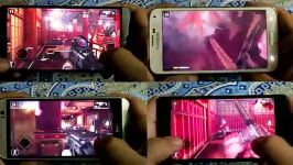 Samsung Gs5 vs Sony Z2 .Lg G3 .Htc M8 Modern Combat 5