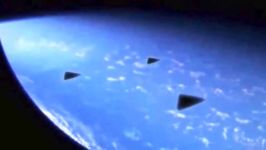 تصویر گرفته شده توسط ایستگاه فضایی بین المللی اشیاء پرنده ناشناس درجو زمین