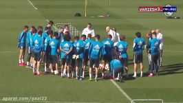 اولین جلسه تمرینی زیدان بازیکنان رئال مادريد