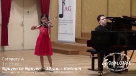 Nguyen Le NGUYEN  10 yo  Vietnam  1st Prize  International Grumiaux Com