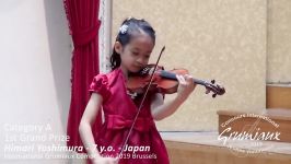 Himari YOSHIMURA  7 yo  Japan  1st Grand Prize  International Grumiaux Co