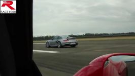 درگ پورشه 911 GT2 RS فراری 458اسپشاله
