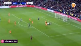 گلها لحظات حساس لیگ اروپا 2019 2018  گل دوم بارسلونا به لیون فیلیپه کوتینیو