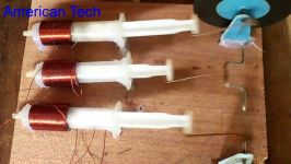 How to make solenoid engine from syringe