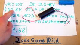 400kV High Voltage Generator Stun Gun Module  with schematic