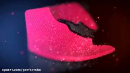 پروژه افترافکت نمایش لوگو GLITTER PARTICLES  FASHION LOGO REVEAL