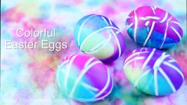 تخم مرغ رنگی خوشگل هفت سین آموزش دزست کردن تخم مرغ رنگی