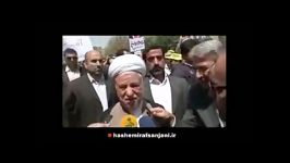 حضور هاشمی در راهپیمایی روز قدس 93